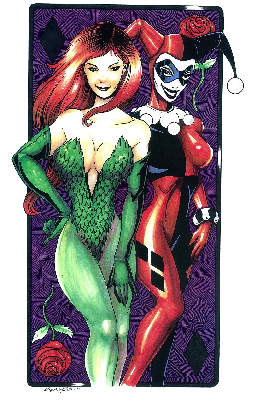 Harley and Ivy — ART OF DAVID WONG